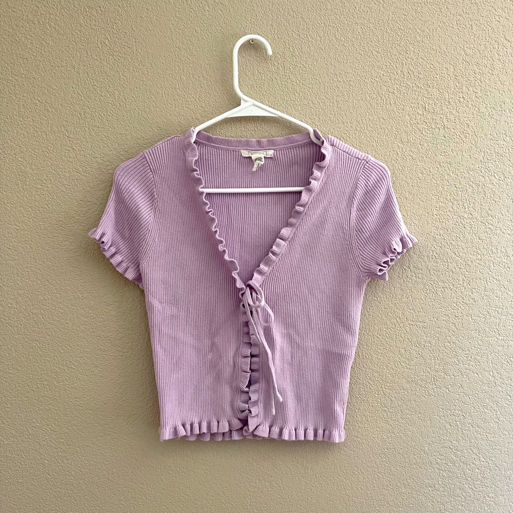 Lavender cardigan